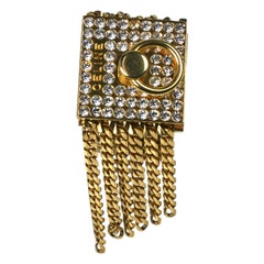 Celine Pave Padlock Bracelet