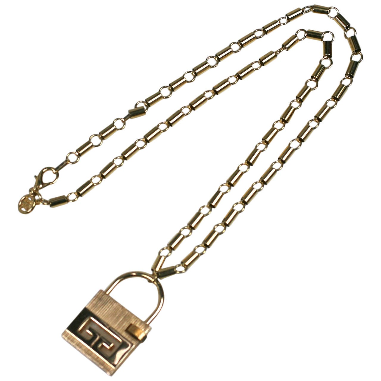 Givenchy Goldtone 4G Lock Chain-Link Necklace - ShopStyle