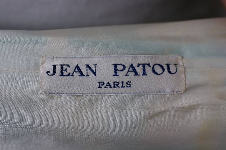 Ensemble manteau et robe Jean Patou par Karl Lagerfeld en vente 3