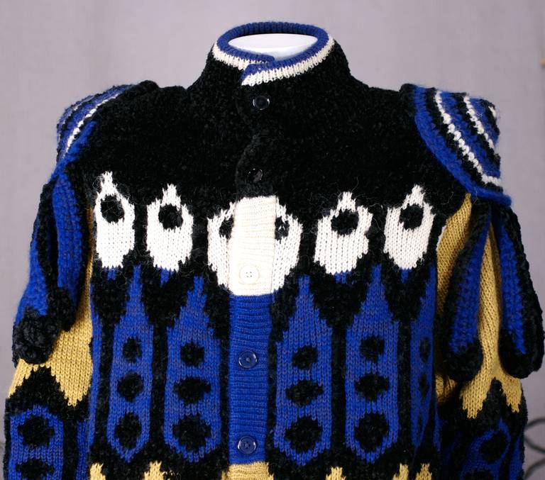 Black Kansai Yamamoto's Super Hero Sweater