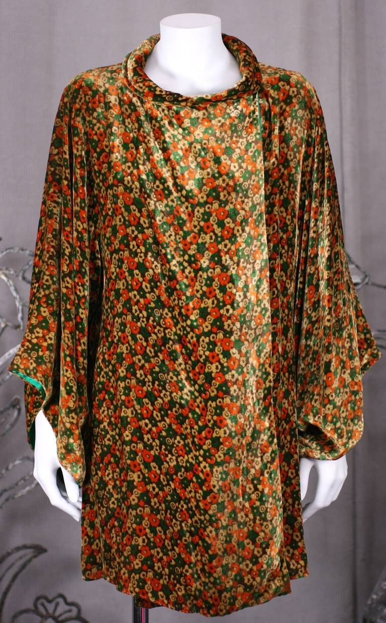 vintage velvet kimono