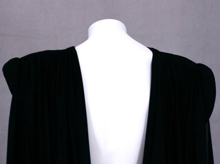 Marie Pierre Tattarachi Dramatic Draped Jersey Gown In Excellent Condition In New York, NY