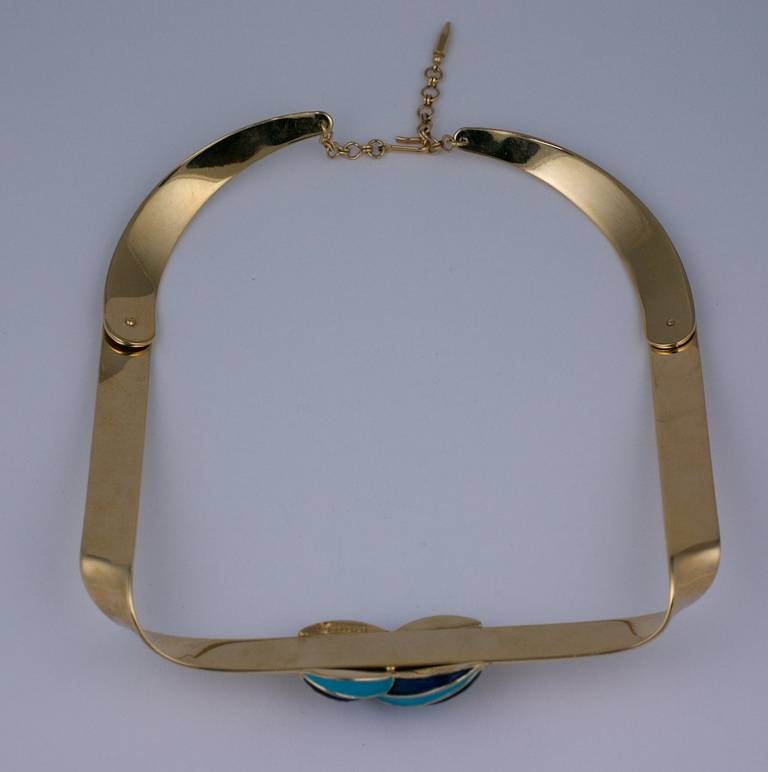 De las mujeres Inusual collar de esmalte Boucher en venta