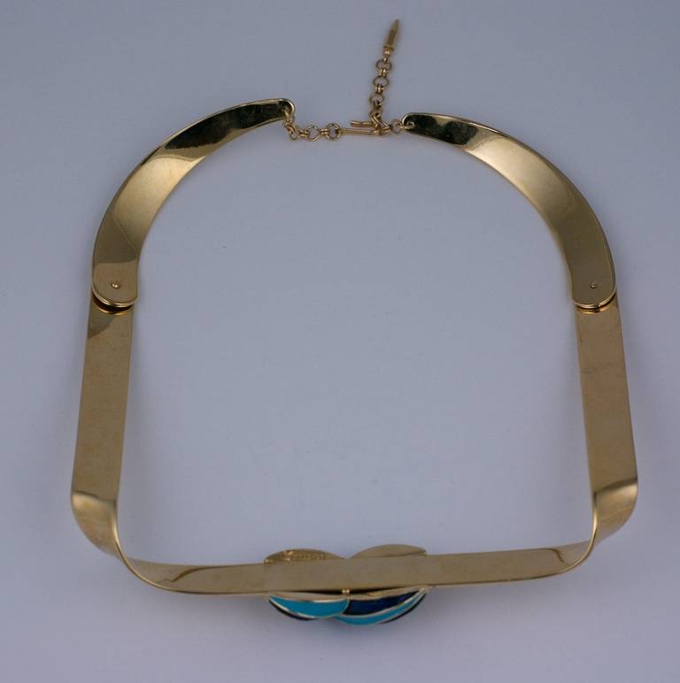 Women's Unusual Boucher Enamel Necklet For Sale