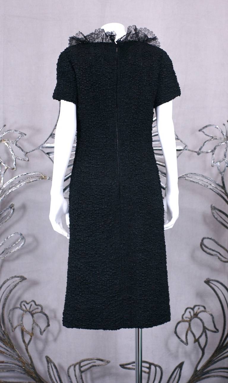 dior black lace dress