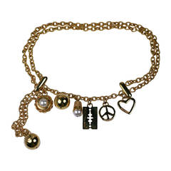 Moschino "Charm" Belt/ Necklace 5
