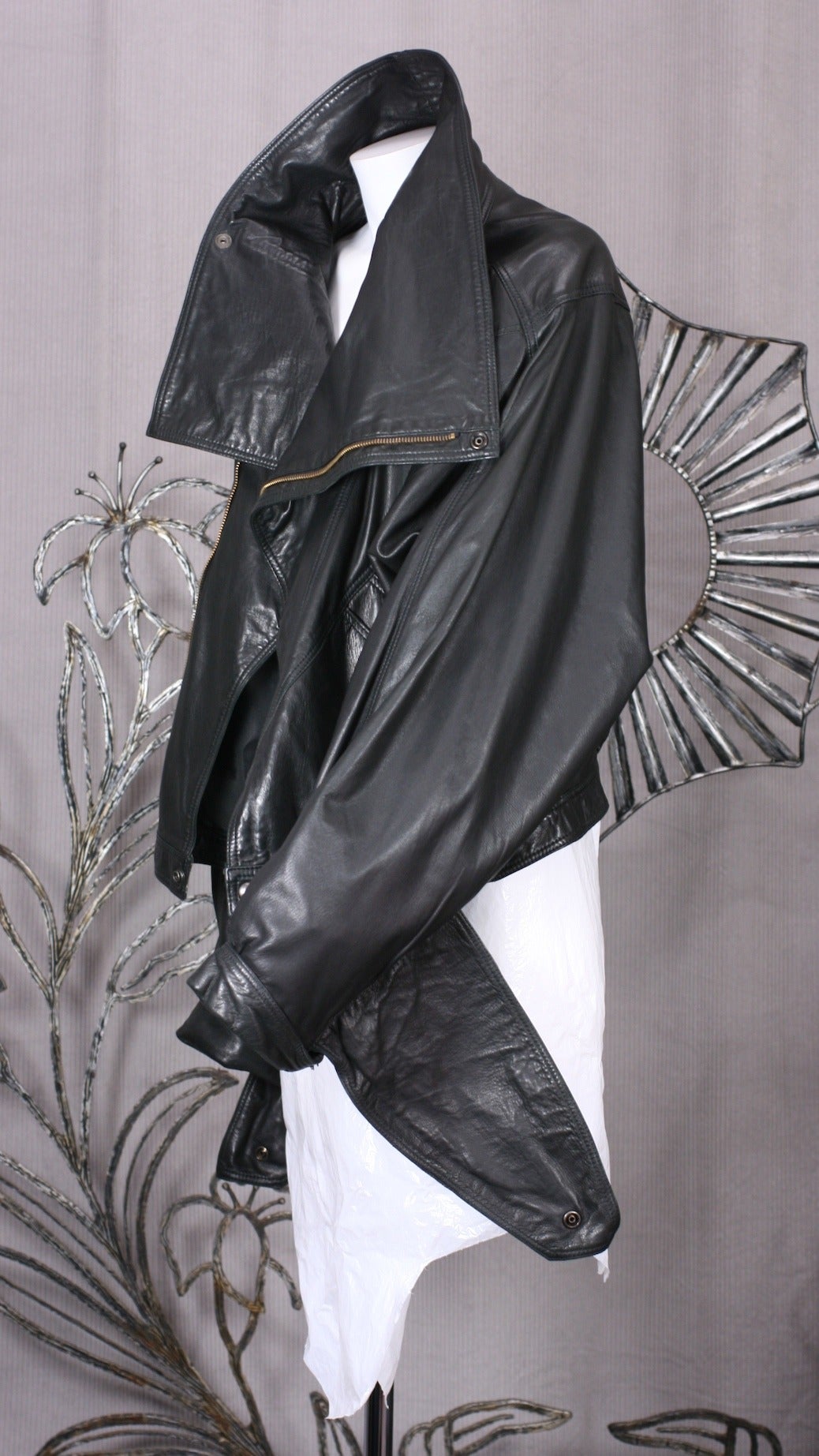 Rare Anne Marie Beretta Leather Bomber at 1stDibs