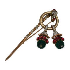 Vintage Trifari Jewels of India Brooch