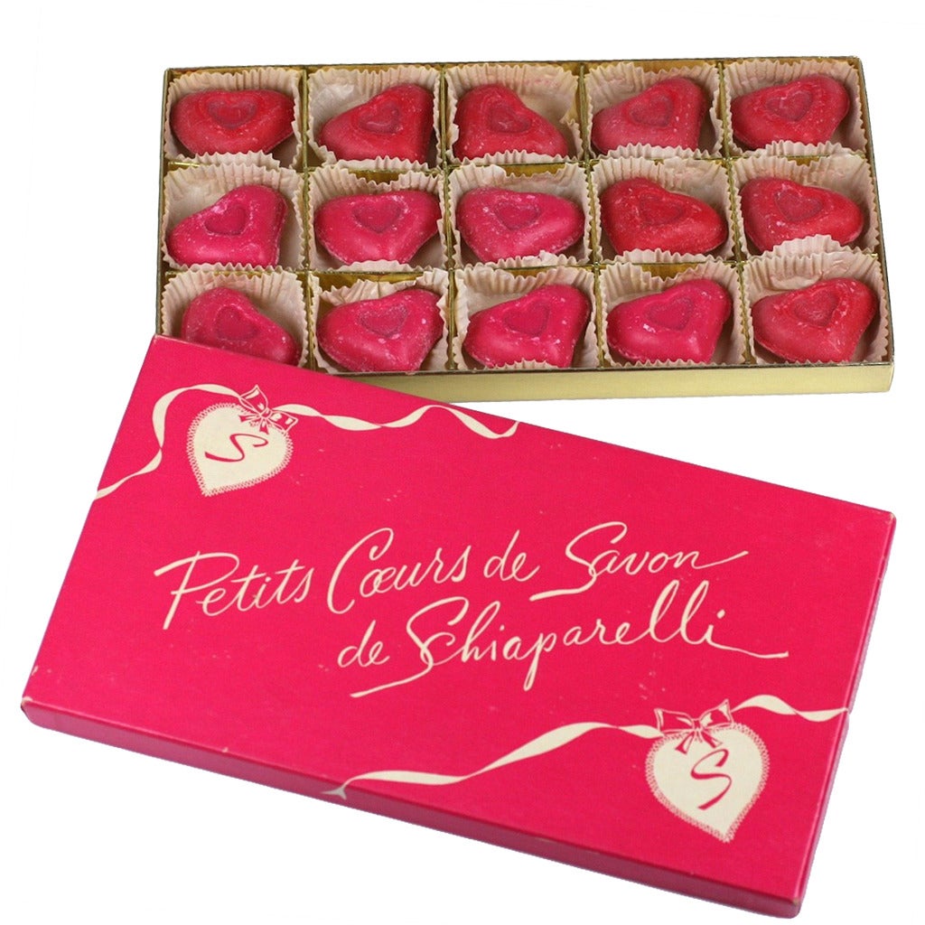 Schiaparelli Surreal Shocking Pink Petit Coeur Guest Soaps