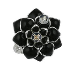 Screw Zinnia Poured Glass Ring, MWLC 11