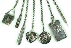 Lovely Victorian Sterling Chatelaine