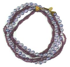 Miriam Haskell Lilac Iridescent Beads
