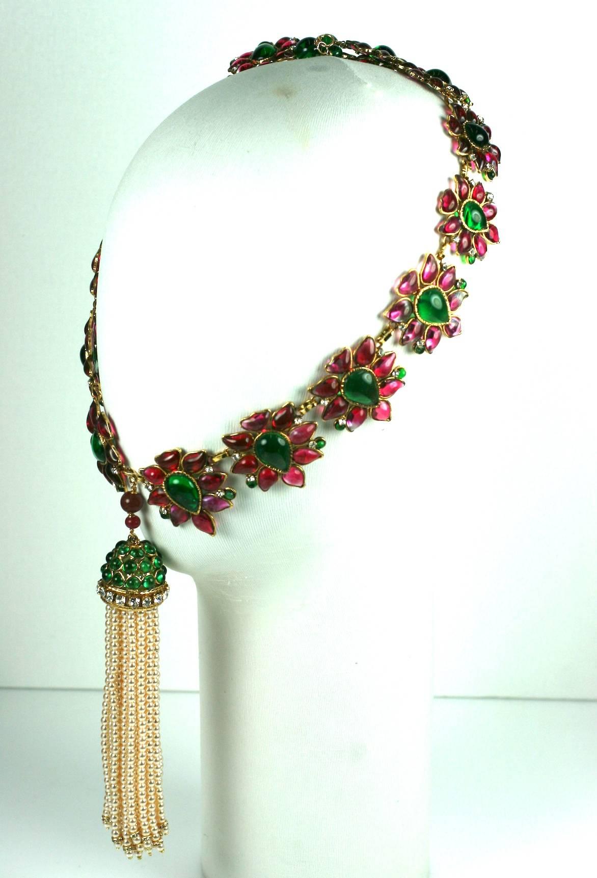 Collana massiccia e importante in stile Moghul di Maison Gripoix for Chanel in vendita 3
