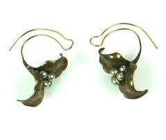 Unusual Artisan Cala Lily Earrings