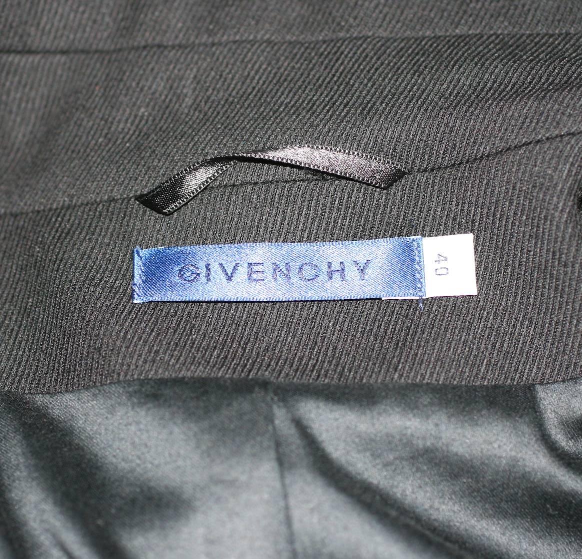 Givenchy Wool Twill Jacket For Sale 1