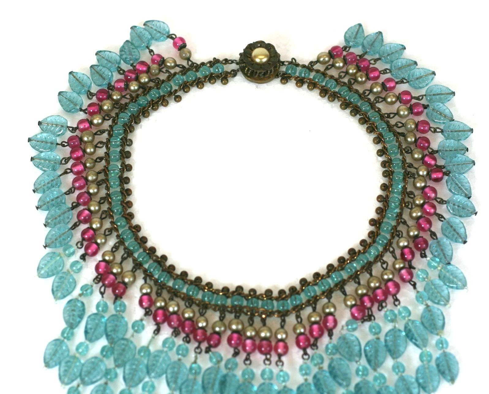 Miriam Haskell Early Moghul Bib Necklace In Excellent Condition In New York, NY
