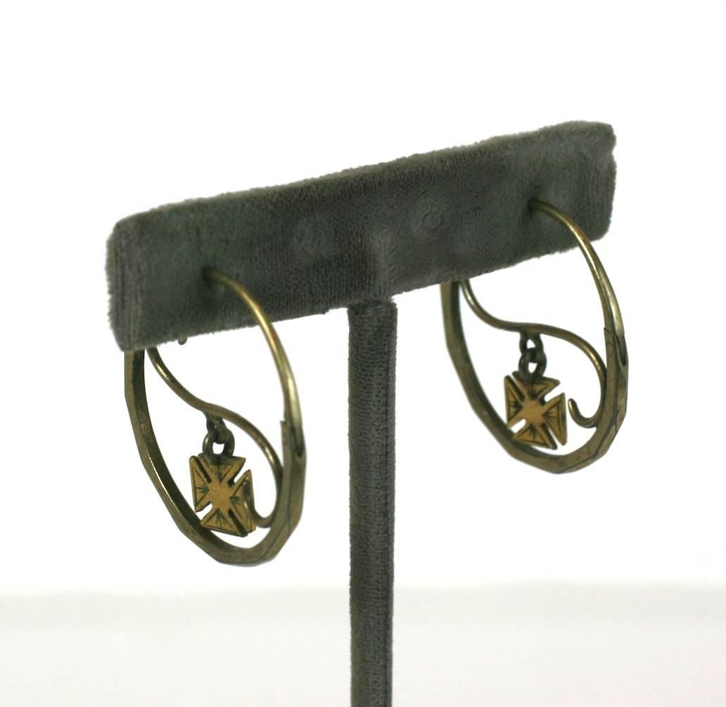 Early 19th Century French Earrings For Sale 1