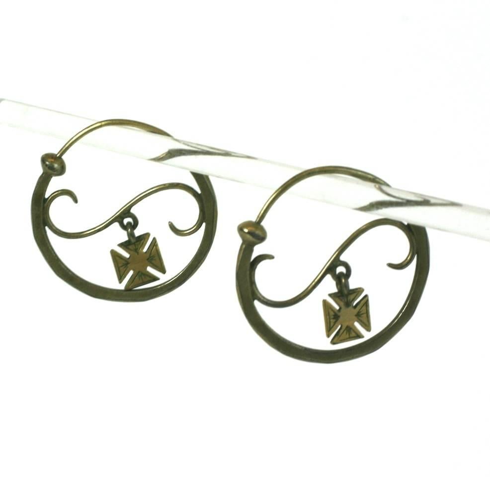 Early 19th Century French Earrings For Sale 3