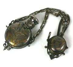 Victorian Perfume Chatelaine in the Japanesque Taste