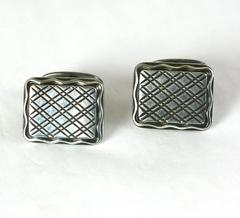 Attractive Design Silver Cufflinks