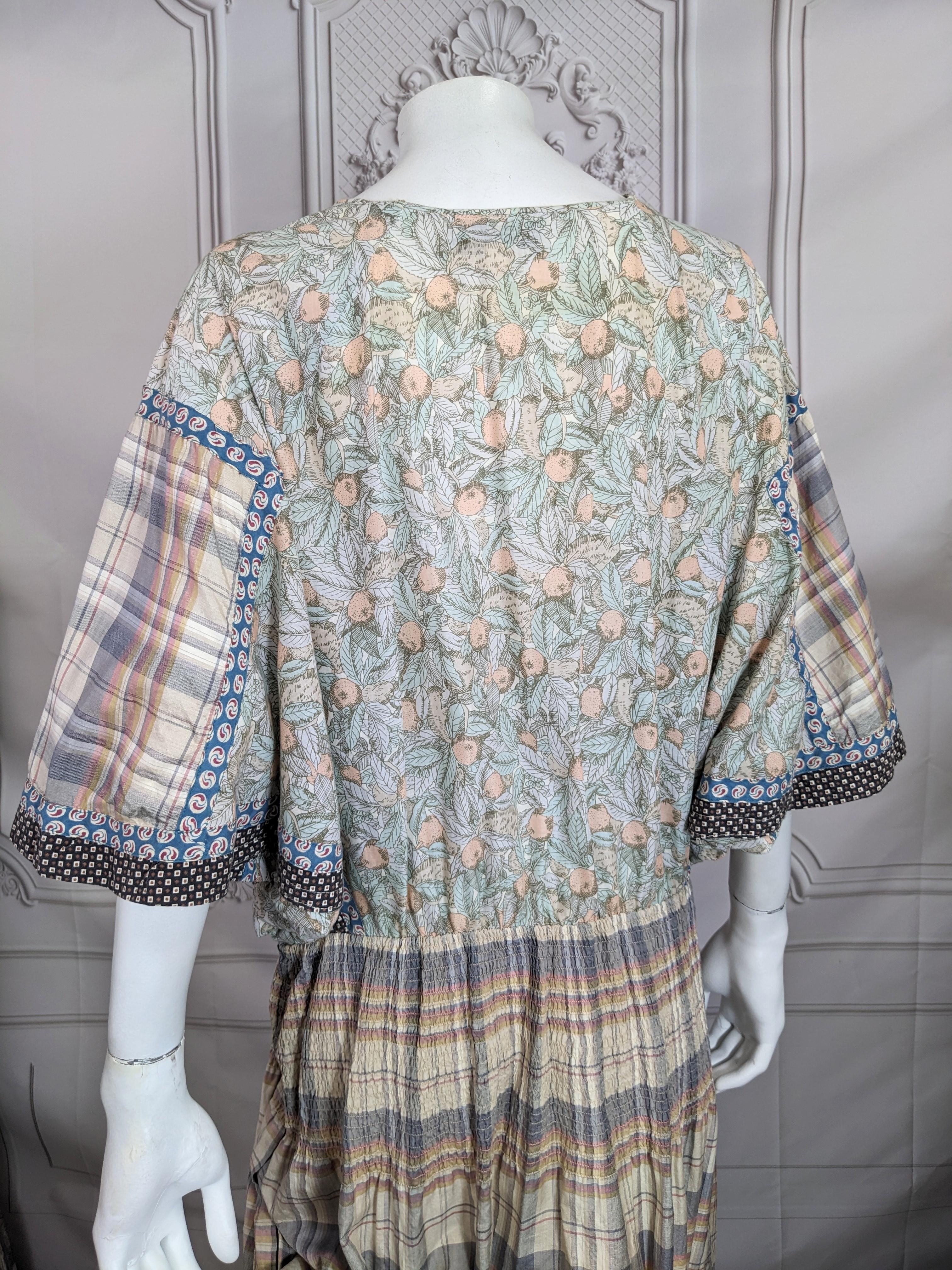 Koos Van den Akker - Robe bohème à carreaux en vente 5