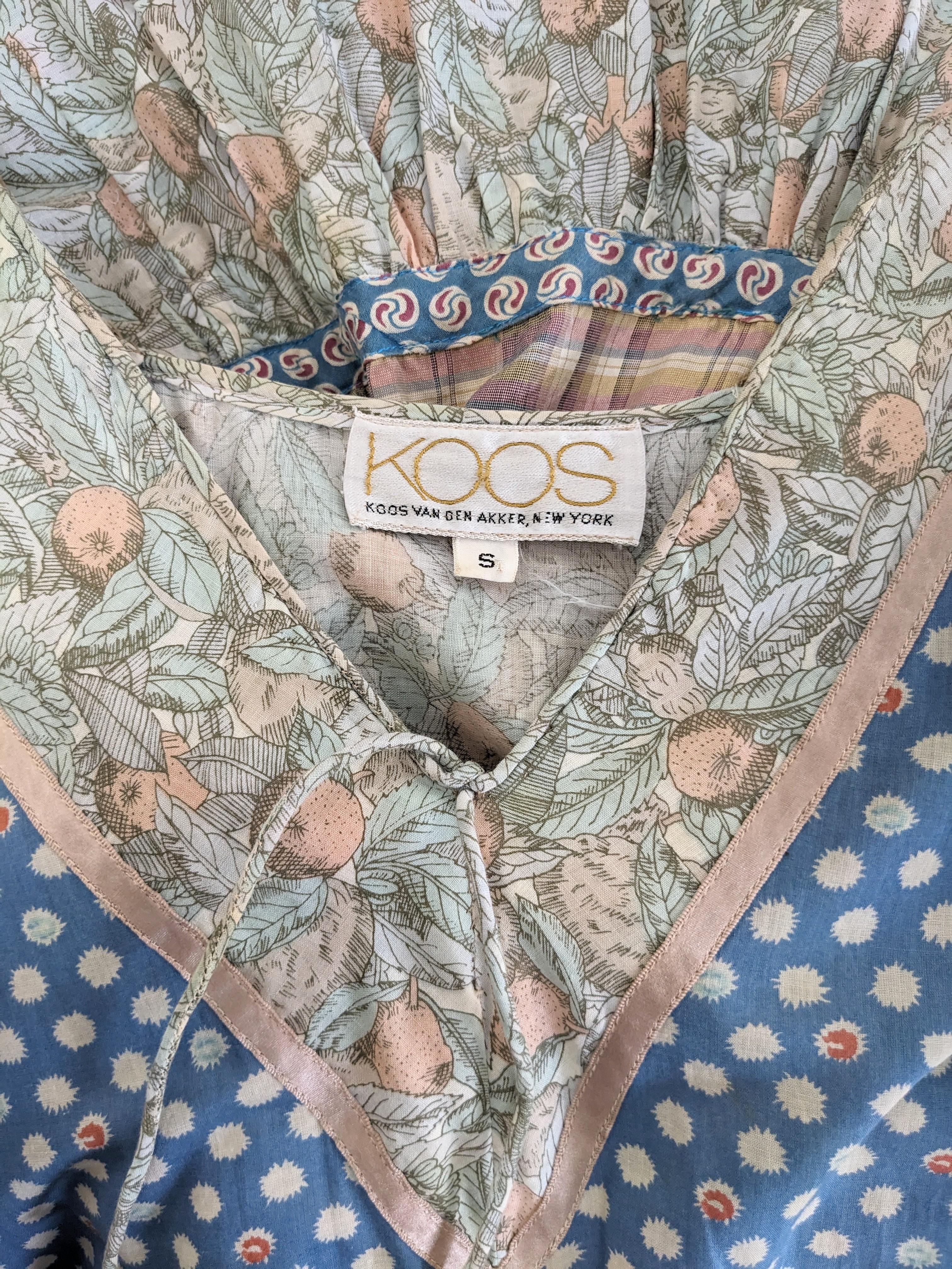 Koos Van den Akker - Robe bohème à carreaux en vente 6