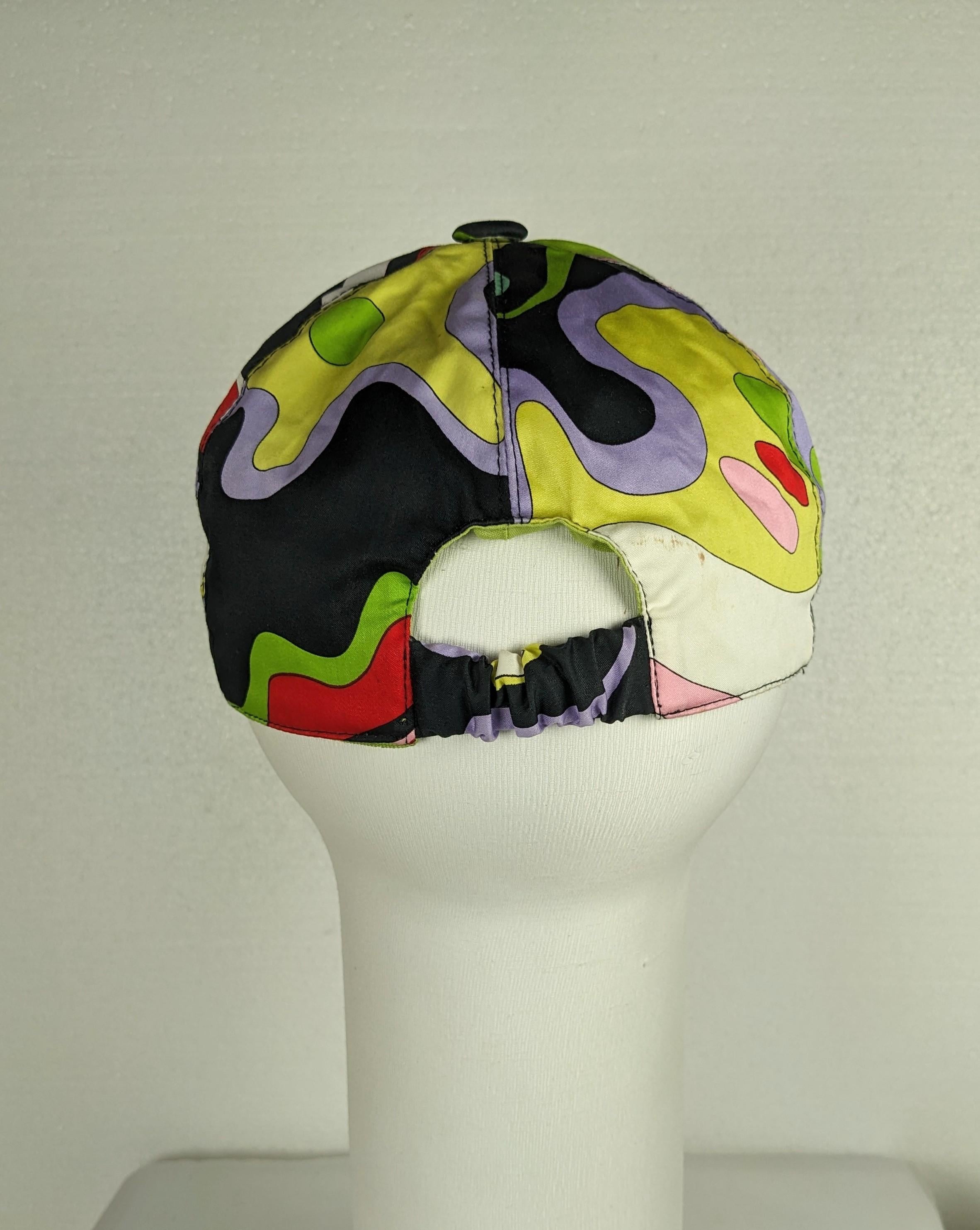 Beige Emilio Pucci Casquette imprimée en vente