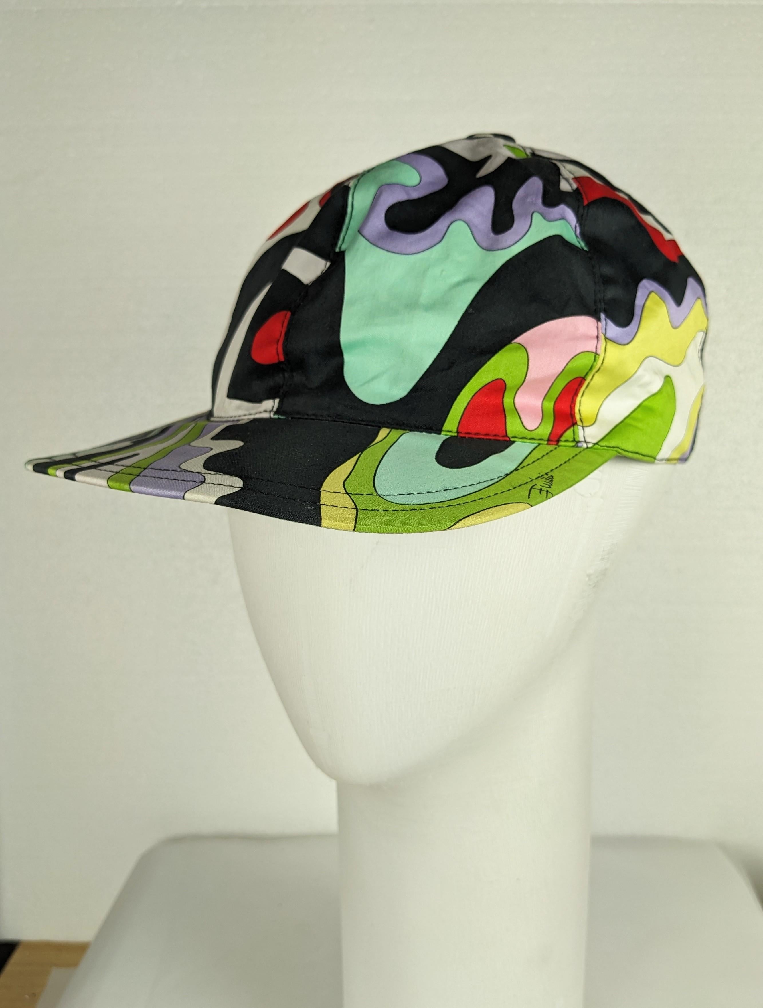 Emilio Pucci Casquette imprimée en vente 1