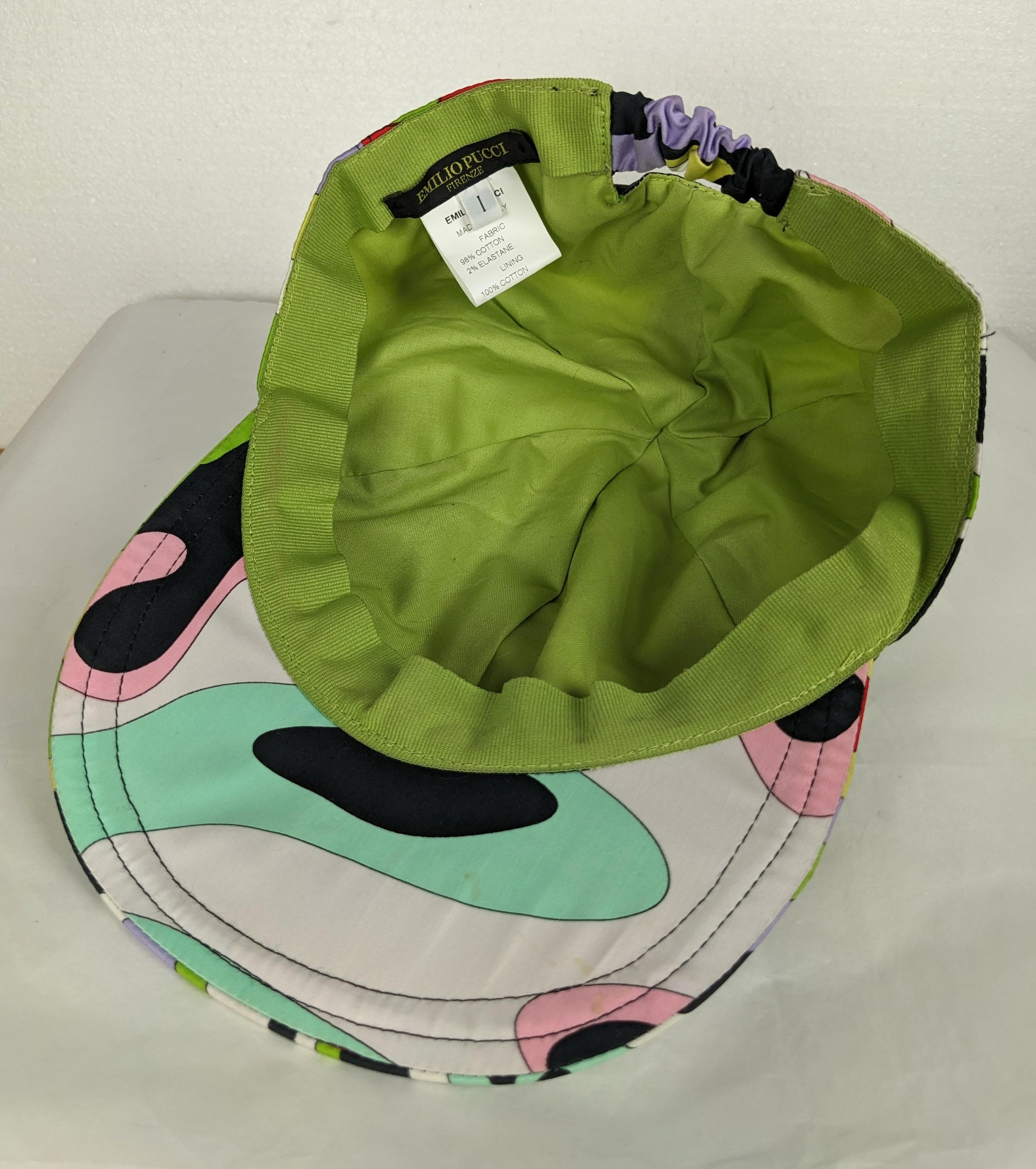 Emilio Pucci Casquette imprimée en vente 3
