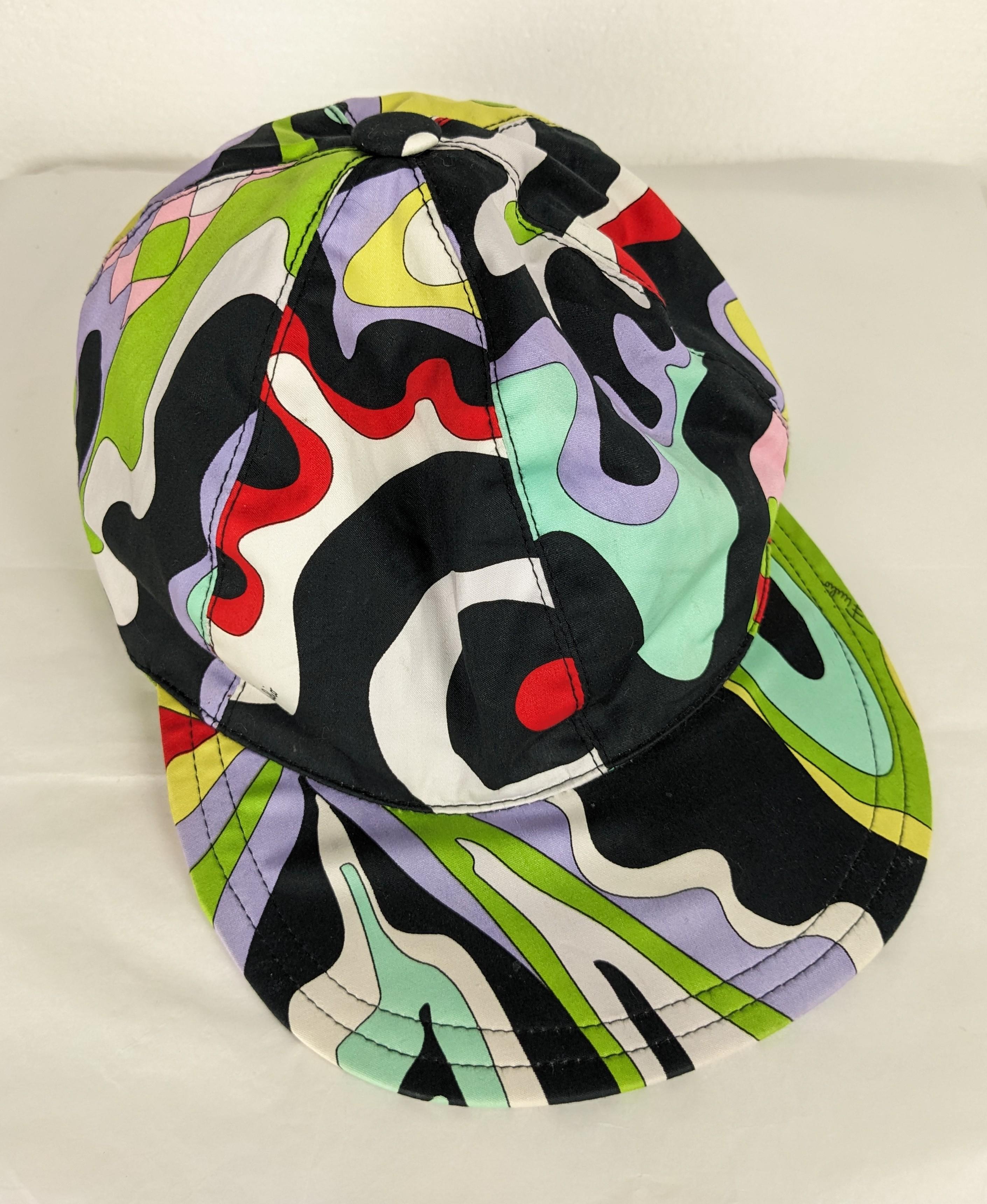 Emilio Pucci Casquette imprimée en vente 2