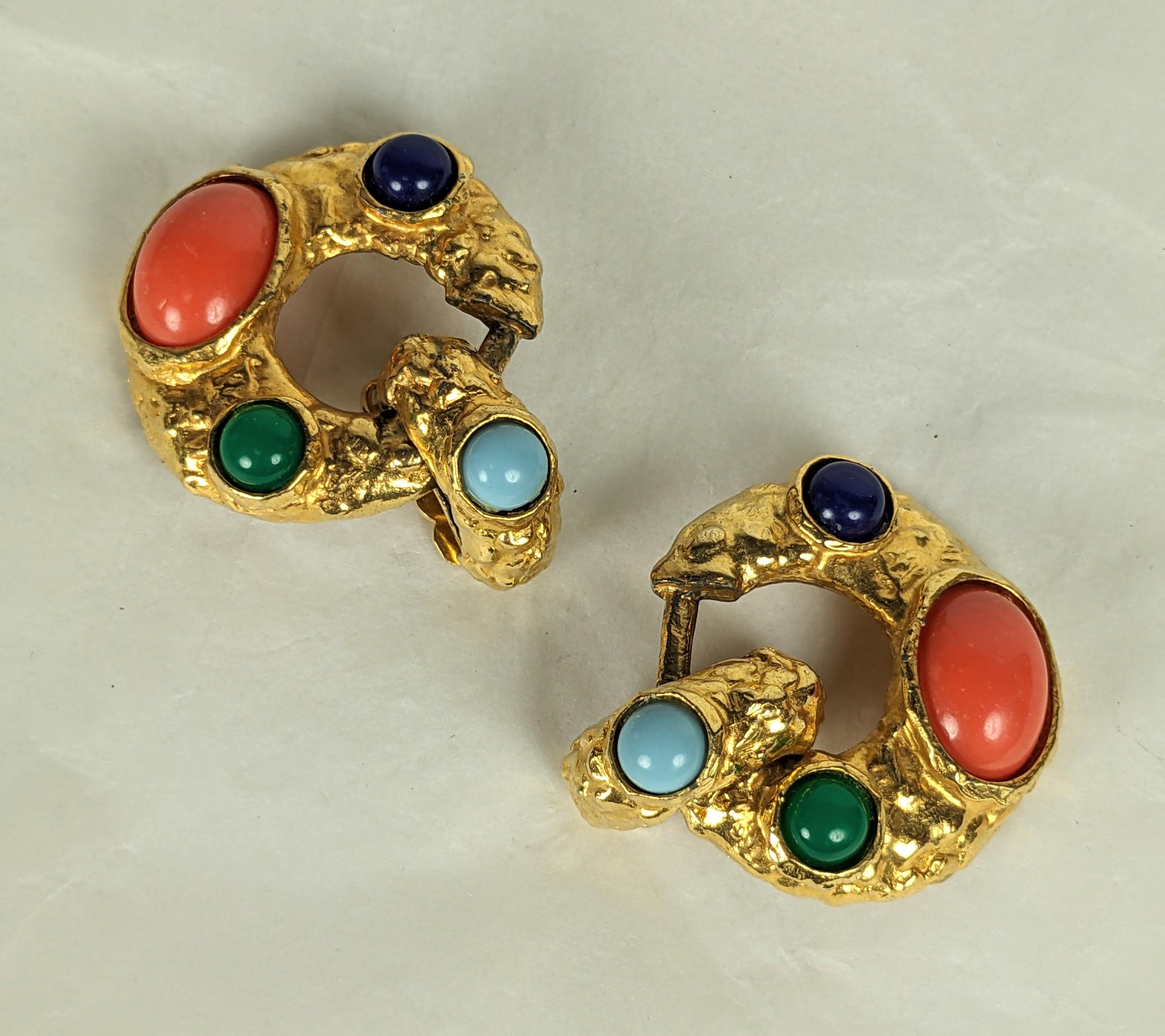 Femenino o masculino Pendientes Kenneth Jay Lane Door Knocker en venta