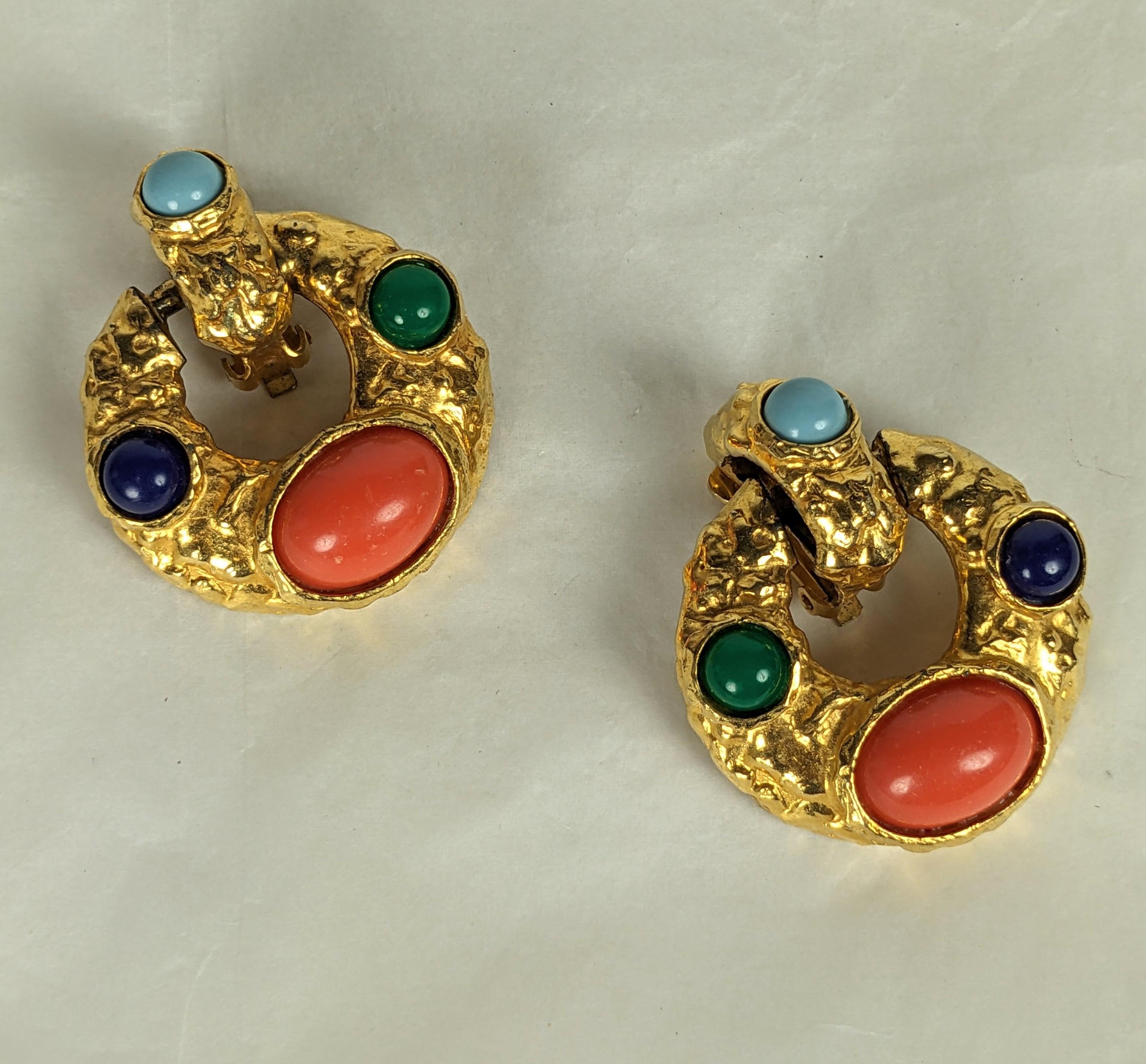 Pendientes Kenneth Jay Lane Door Knocker en Bueno estado para la venta en New York, NY