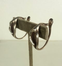 Rare Elsa Peretti Cala Lily Earrings for Tiffany.