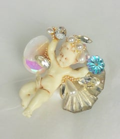 Wendy Gell Angel Assemblage Brooch