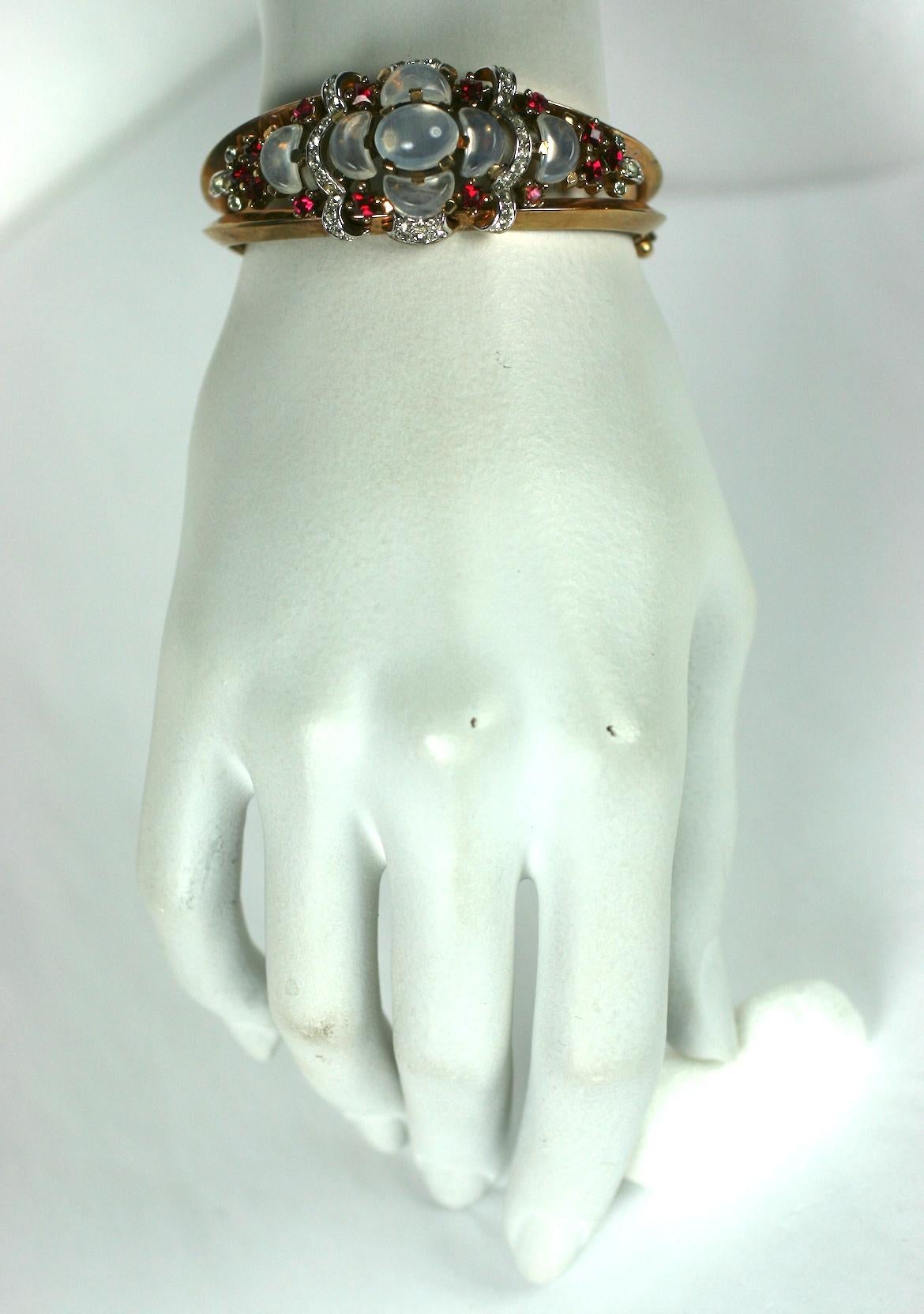 Bracelet jonc à charnières Clair de Lune d'Alfred Phillipe en vente 4