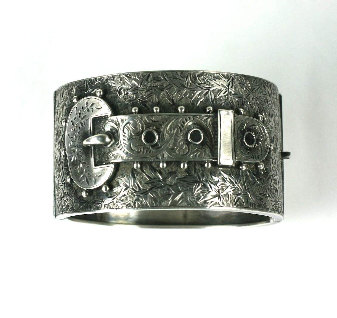Victorian English Aesthetic Cuff For Sale 4