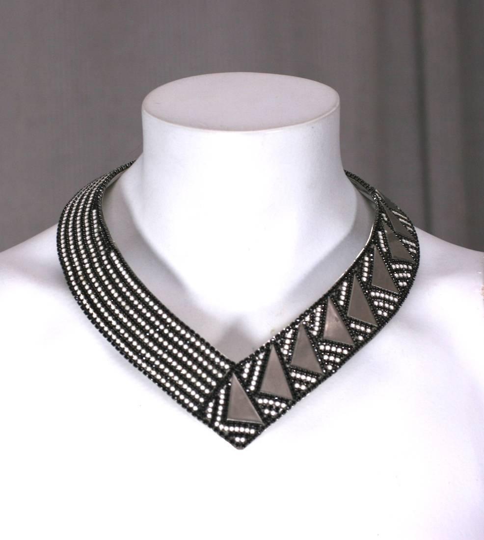Roxanne Assoulin Deco Style Collar In Excellent Condition For Sale In New York, NY