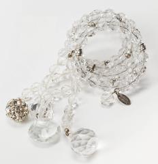 Miriam Haskell  Wickelarmband aus Kristall mit dramatischem Muster