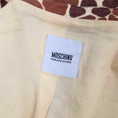 Moschino Cheap and Chic animal-print jacket from the 2000s
