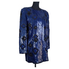 Veste à paillettes Escada Couture vintage des années 90