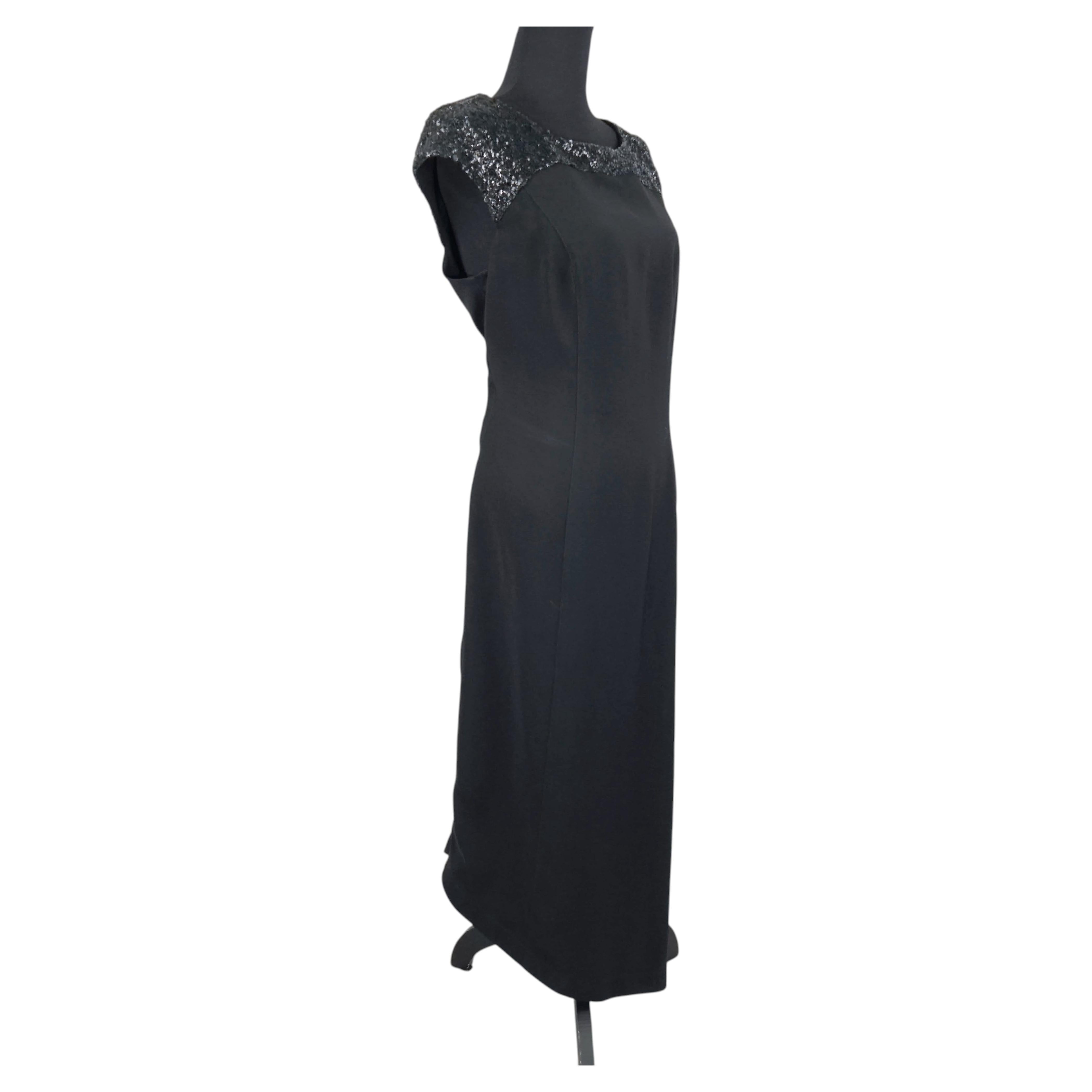 Black Mugler dress from the 2000s For Sale