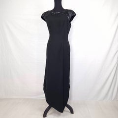 Robe noire Mugler des années 2000
