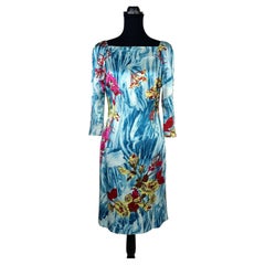 Christian Lacroix silk sheath dress from the 2000s