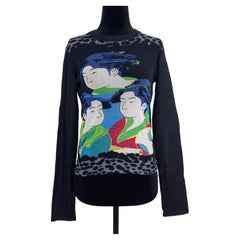 Pull Kenzo avec des geishas, fin des années 90