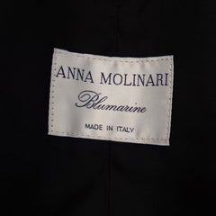 Anna Molinari Blumarine vintage '90s leather blazer