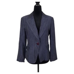 Conjunto de chaqueta de seda vintage de Georges Rech