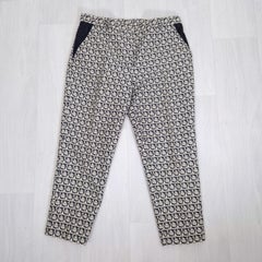 Salvatore Ferragamo cotton pants with leather accents