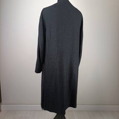 Pierre Balmain vintage black overcoat from the 1960s