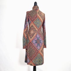 Etro multicolored paisley-print dress from the 2000s