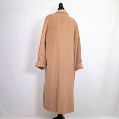 Max Mara vintage 1990s camel-colored wool and cashmere coat